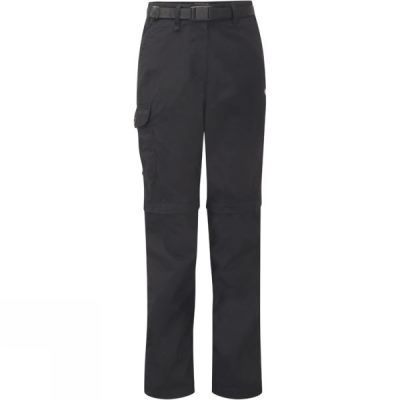 Pantalones Craghoppers Kiwi Zip Off Mujer Negras - Chile VRA504239